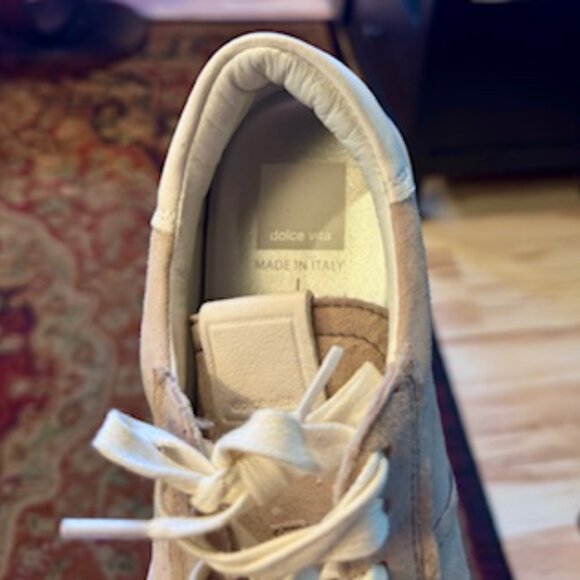 Dolce Vita Suede Sneakers size 9 Tan Color - Picture 4 of 5